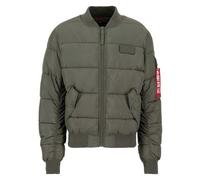 Alpha Industries MA-1 Puffer Bomber bomber jacket for men Dark Olive