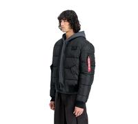 Alpha Industries Ma-1 Puffer Bomber Jacket Black L Men