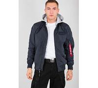 Alpha Industries MA-1 TT Hood Jacket - Replica Blue
