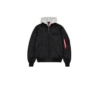 Alpha Industries MA-1 TT Hood Light Slim Bomber Jacket for Men Size 3XL - black