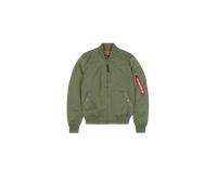 Alpha Industries MA-1 TT Light Bomber Jacket Women for Women Size L - sage-green