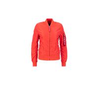 Alpha Industries MA-1 TT Light Bomber Jacket Women for Women Size S - radiant red