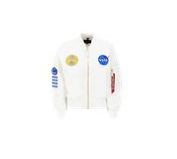 Alpha Industries MA-1 TT Oversized Voyager Bomber Jacket Women for Women Size S - white
