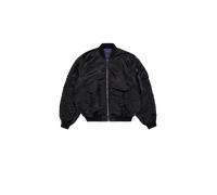 Alpha Industries MA-1 UV Bomber Jacket for Men Size M - black