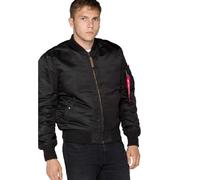 Alpha Industries Men's Bomber Jacket MA-1 Vintage 59 VF - Black Size S