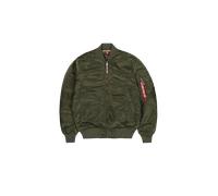 Alpha Industries MA-1 VF 59 Long Bomber Jacket for Men Size S - dark green