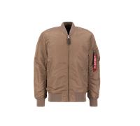 Alpha Industries MA-1 VF 59 Long Bomber Jacket for Men Size S - taupe