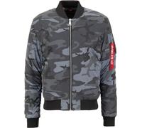 Alpha Industries MA-1 VF 59 Reflective Camo Jacket, black-multicolored, size M for Men