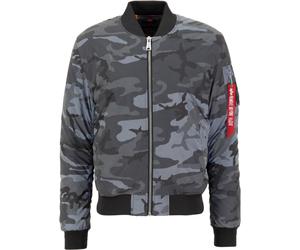 Alpha Industries MA-1 VF 59 Reflective Camo Jacket, black-multicolored, size M for Men