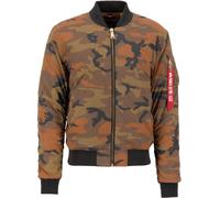 Alpha Industries MA-1 VF 59 Reflective Camo Jacket, orange, size S for Men