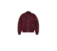 Alpha Industries Women's MA-1 VF Light Bomber Jacket, Dark Cherry, M