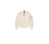 Alpha Industries MA-1 VF Light Bomber Jacket Women for Women Size XL - vintage white