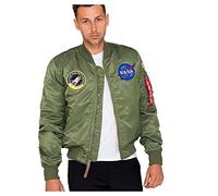 Alpha Industries MA-1 VF NASA Bomber Jacket for Men Sage-Green