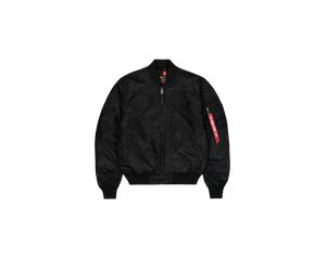 Alpha Industries MA-1 VF NASA Bomber Jacket for Men Size S - all black