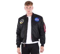 Alpha Industries Ma-1 Vf Nasa Jacket Black L Men