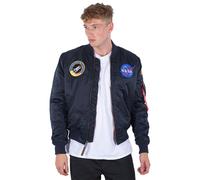 Alpha Industries Ma-1 Vf Nasa Jacket Blue M Men
