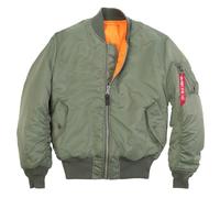 Alpha Industries MA1 Flight Jacket Sage Green Small only JKT365
