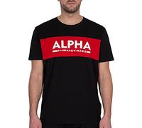 ALPHA INDUSTRIES Men's 186505-94-black-red-L Sweatshirt, Black/red, One Size