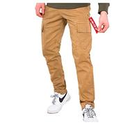 Alpha Industries Men's Agent Casual Trousers Pants, Olive, 30