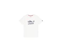 Alpha Industries Airborn Ops Short Sleeve T-shirt White M Men