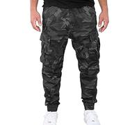 ALPHA INDUSTRIES Men's Airman Camo Casual Trousers Pants