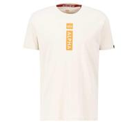Alpha Industries Alpha Puff Print T-Shirt for Men Size M - jet stream white