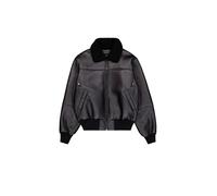 Alpha Industries Men's B-15 Modified Winter Jacket, Black/Black, L