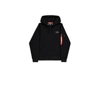 Alpha Industries Men's Backprint Mirror Camo Hoodie, Black, XL