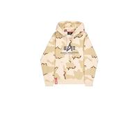 Alpha Industries Basic Big Logo Camo Hoodie for Men Size S -