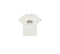 Alpha Industries Men's Basic BL Effect Print T-Shirt, Stone, XXL