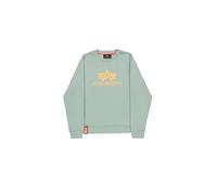 Alpha Industries Men's Basic BL Sweatshirt, Frost Green, 3XL