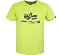 Alpha Industries Men's Basic Hoody Small Logo, Force Green, S