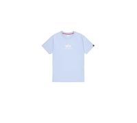Alpha Industries Men's Basic ML T-Shirt, Artic Blue, 3XL