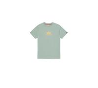 Alpha Industries Men's Basic ML T-Shirt, Frost Green, 3XL