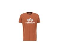 Alpha Industries Men's Basic T-Shirt, Hazel Brown, S