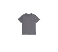 Alpha Industries Basic Small Logo T-Shirt for Men Size XL - greyblack/black