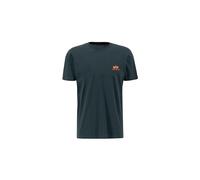 Alpha Industries Men's Basic T Small Logo Shirt, Dark Petrol, XXL