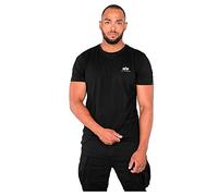 Alpha Industries Men's Basic T Small Logo T-Shirt, Black