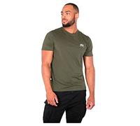 Alpha Industries Men's Basic T Small Logo T-Shirt, Dark Olive, 3 XL
