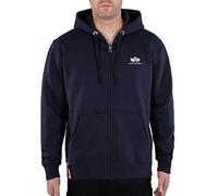 Alpha Industries Basic Sl Full Zip Sweatshirt Blue 2XL Men