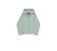 Alpha Industries Men's Basic Zip SL Hoodie, Frost Green, XXL