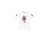 Alpha Industries Men's Black Devils T-Shirt, White, 3XL