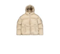 Alpha Industries Men's Cloud Puffer Bomber Winter Jacket, Organic Beige, XXL