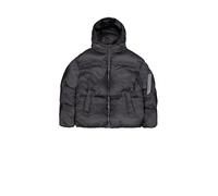 Alpha Industries Men's Cloud Puffer Bomber Winter Jacket, Vintage Grey, 3XL