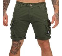 Alpha Industries Men's Crew Short Patch Dark Olive