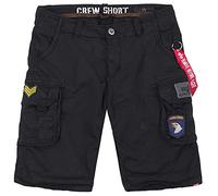 Alpha Industries Crew Patch Shorts Black 31 Men
