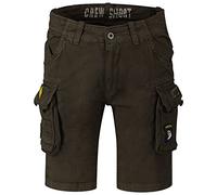 Alpha Industries Crew Patch Cargo Shorts Green 36 Men