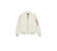 Alpha Industries Men's CWU-36/P Canvas Light Bomber Jacket, Stone, S