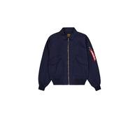 Alpha Industries Men's CWU-36/P Canvas Light Bomber Jacket, Ultra Navy, S
