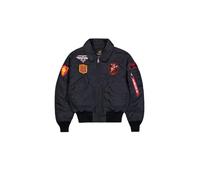 Alpha Industries Men's CWU-45/P Devils Brigade Bomber Jacket, Iron Grey, L